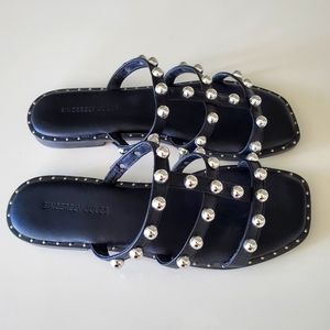 Womens Trendy Studded Sandals. Size 9.5
